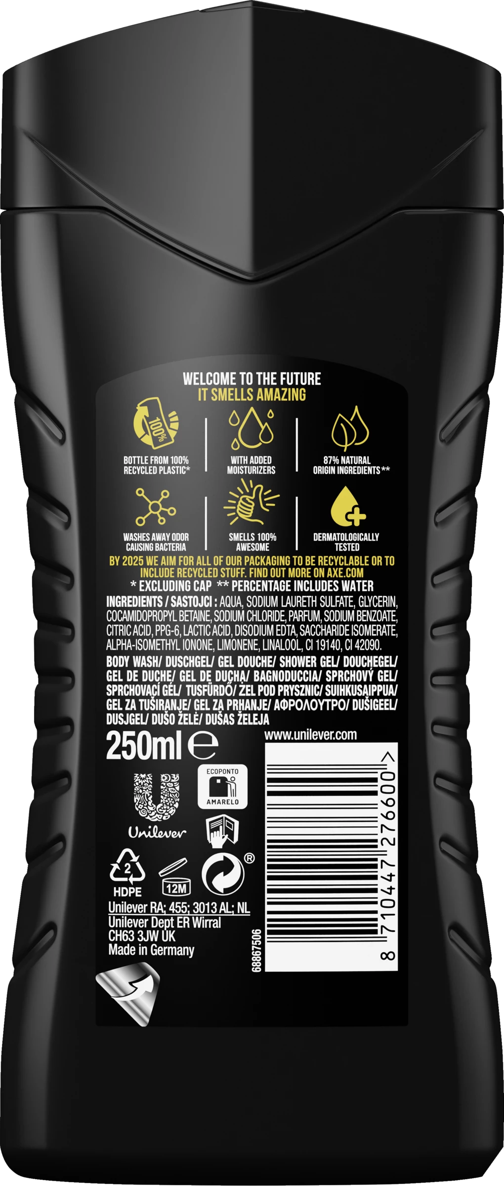 Axe 3-in-1 Duschgel & Shampoo Black 2 Axe 3-in-1 Duschgel & Shampoo Black – Bild 2