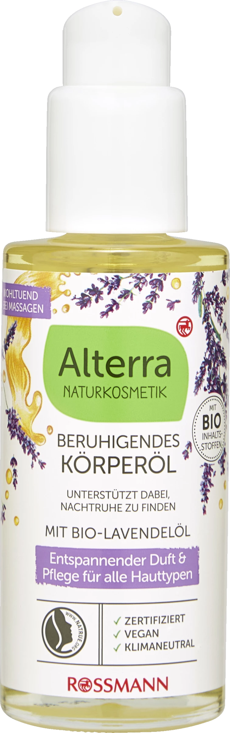 Alterra NATURKOSMETIK Beruhigendes Körperöl Mit Bio-Lavendelöl 2 Alterra NATURKOSMETIK Beruhigendes Körperöl Mit Bio-Lavendelöl – Bild 2