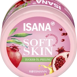 ISANA Soft Skin Zucker-Öl-Peeling Granatapfel