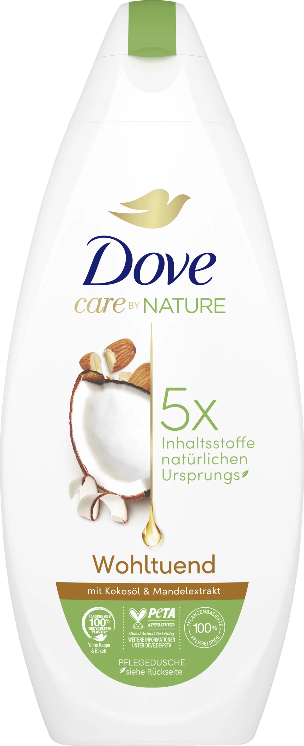 DOVE Care By Nature Pflegedusche Wohltuend Mit Kokosöl & Mandelextrakt 1 DOVE Care By Nature Pflegedusche Wohltuend Mit Kokosöl & Mandelextrakt