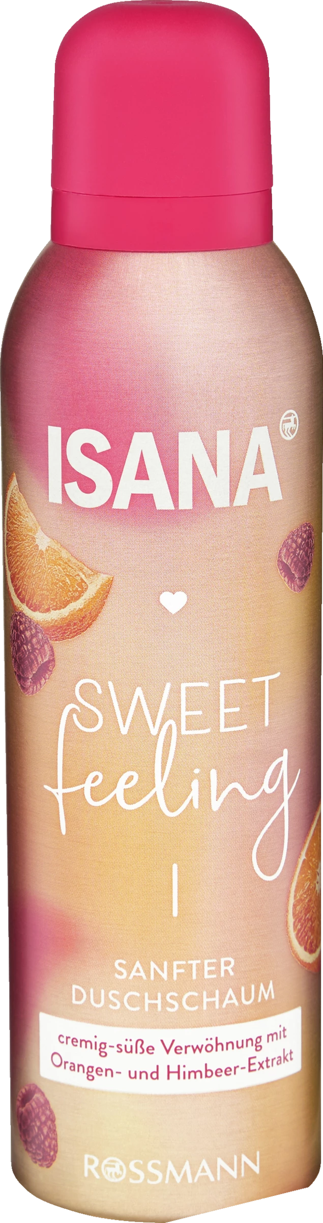 ISANA Sanfter Duschschaum Sweet Feeling 1 ISANA Sanfter Duschschaum Sweet Feeling