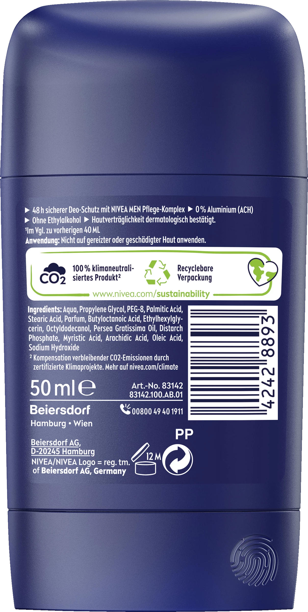 NIVEA MEN Deodorant Stick Fresh Active 2 NIVEA MEN Deodorant Stick Fresh Active – Bild 2