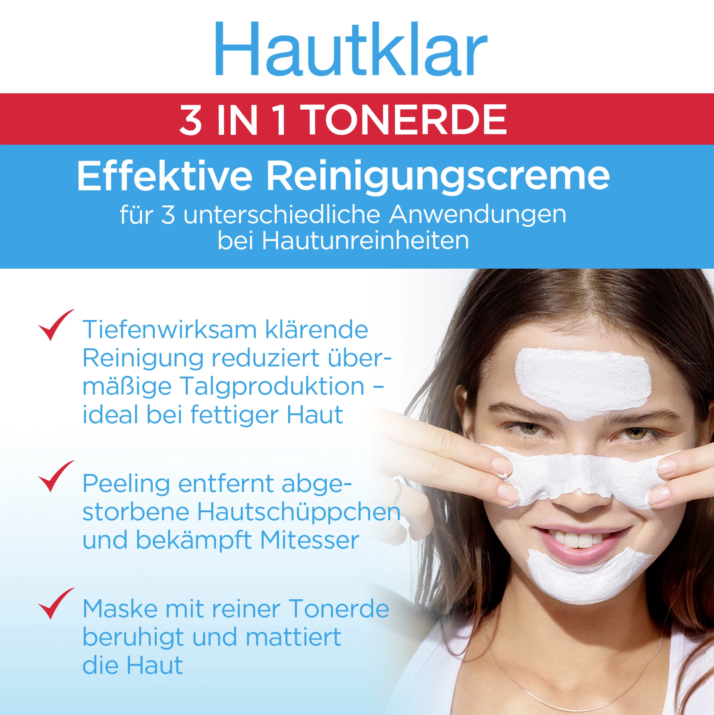 Garnier SkinActive Hautklar 3in1 Tonerde Reinigung + Peeling + Maske 8 Garnier SkinActive Hautklar 3in1 Tonerde Reinigung + Peeling + Maske – Bild 8