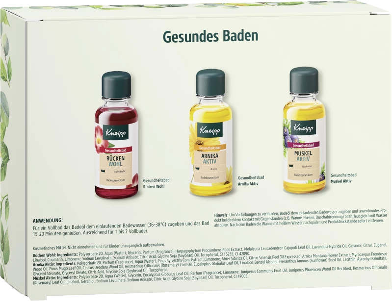 Kneipp Geschenkset Gesundes BADEN 2 Kneipp Geschenkset Gesundes BADEN – Bild 2
