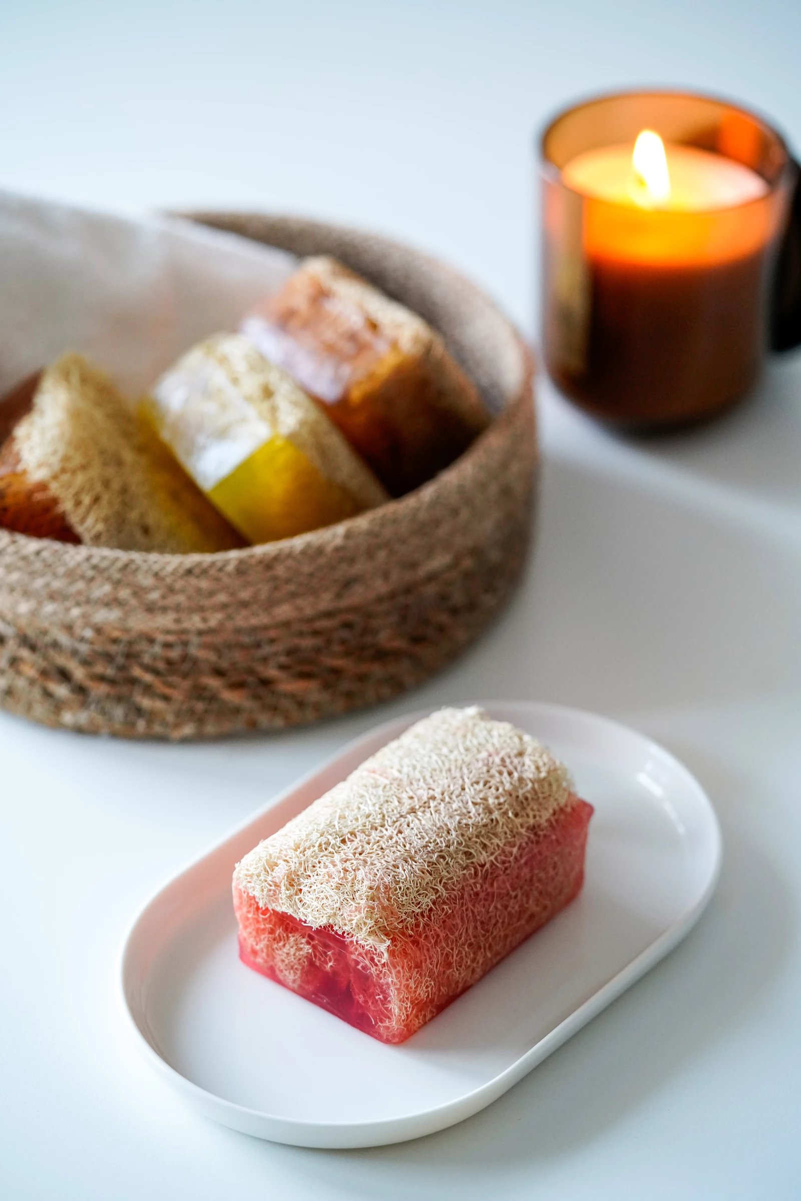 Lifsu Rosen Duschseife Mit Luffa 6 Lifsu Rosen Duschseife Mit Luffa – Bild 6