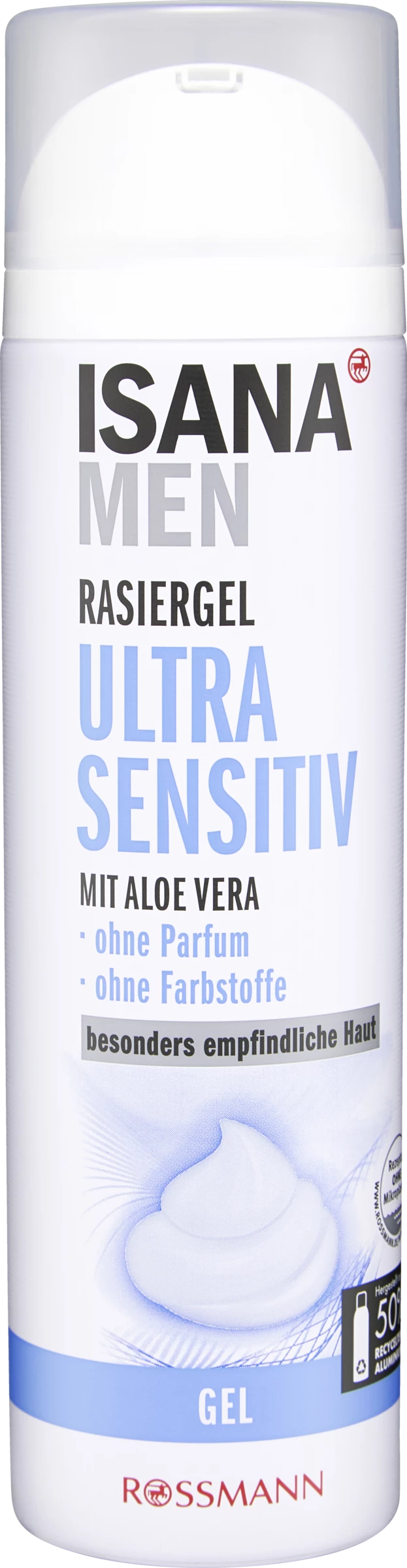 ISANA MEN Rasiergel Ultra Sensitiv 1 ISANA MEN Rasiergel Ultra Sensitiv